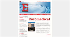 Desktop Screenshot of euromedicalonline.it